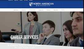 
							         Career Services - North American University								  
							    