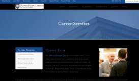 
							         Career Services - Patrick Henry College								  
							    