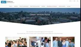
							         Career Services Portal | UCLA Anderson School of Management								  
							    