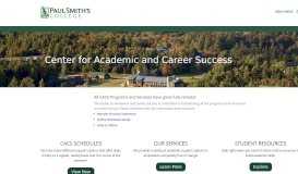 
							         Career Services | Smitty Career Portal - Paul Smith's College								  
							    
