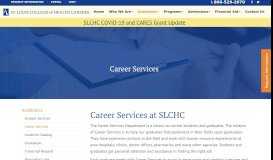 
							         Career Services - St. Louis College of Health Careers								  
							    