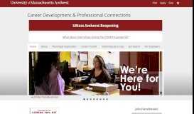 
							         Career Services | UMass Amherst								  
							    