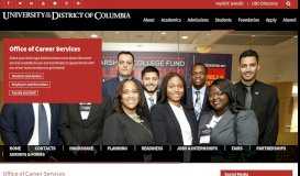 
							         Career Services | University of the District of Columbia - Udc.edu								  
							    