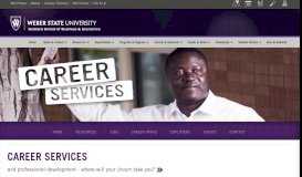 
							         Career Services - Weber State University								  
							    