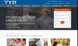 
							         Career training at our Lancaster, PA Campus | YTI Career Institute								  
							    