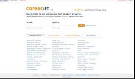 
							         Careerjet.hk - Jobs & Careers in Hong Kong								  
							    
