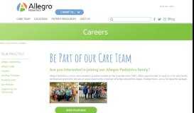
							         Careers | Allegro Pediatrics								  
							    