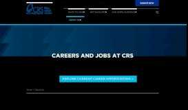
							         Careers and Jobs at CRS | CRS								  
							    