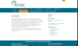 
							         Careers - Aspire Health Partners								  
							    