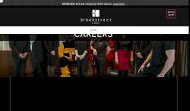 
							         Careers at Brookstreet Hotel | Brookstreet Hotel								  
							    