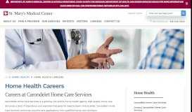 
							         Careers at Carondelet Health - St. Mary's Medical Center								  
							    