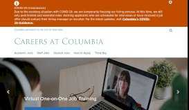 
							         Careers at Columbia - Columbia University								  
							    