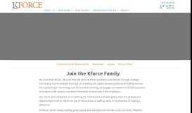 
							         Careers at Kforce | Contract Jobs | Direct Hires								  
							    