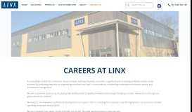
							         Careers at Linx - Linx Printing Technologies								  
							    