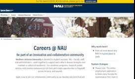 
							         Careers at NAU | Human Resources - Northern Arizona University								  
							    