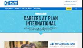 
							         Careers at Plan International | Plan International								  
							    