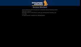 
							         Careers at SIA - Singapore Airlines								  
							    