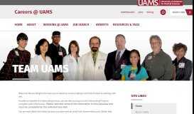 
							         Careers at UAMS | Login								  
							    
