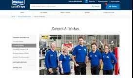 
							         Careers at Wickes | Wickes.co.uk								  
							    