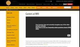 
							         Careers at WRI | World Resources Institute								  
							    