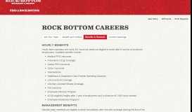 
							         Careers | Benefits | Rock Bottom Restaurant & Brewery								  
							    