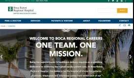 
							         Careers | Boca Raton Regional Hospital								  
							    