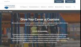
							         Careers - Capstone Logistics, LLC								  
							    