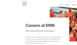 
							         Careers - Careers - Environmental Resources Management (ERM)								  
							    