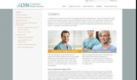 
							         Careers | Community Health Systems (CHS)								  
							    