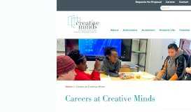 
							         Careers - Creative Minds International Public Charter School								  
							    