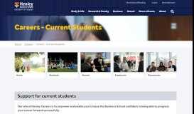 
							         Careers - Current Students | Henley Business School								  
							    