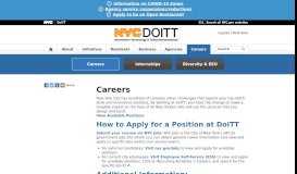 
							         Careers - DoITT - NYC.gov								  
							    