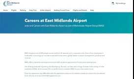 
							         Careers - East Midlands Airport								  
							    