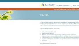 
							         Careers - Employment Opportunities With ... - Sun Health Foundation								  
							    