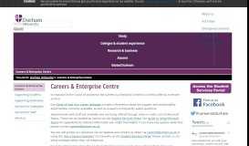 
							         Careers & Enterprise Centre - Durham University								  
							    