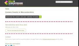 
							         Careers Events in Worcestershire Information - Careers Portal								  
							    
