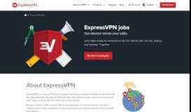 
							         Careers | ExpressVPN								  
							    