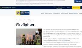
							         Careers > Firefighter - Further ... - Merseyside Fire and Rescue Service								  
							    