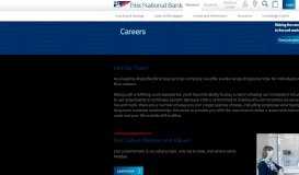 
							         Careers | First National Bank								  
							    