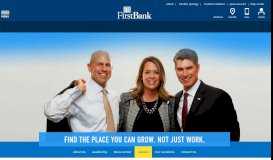
							         Careers - FirstBank								  
							    