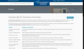 
							         Careers | GD Goenka University, Gurugram								  
							    