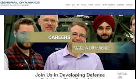 
							         Careers - General Dynamics Mission Systems-Canada								  
							    