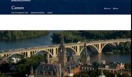 
							         Careers | Georgetown University								  
							    
