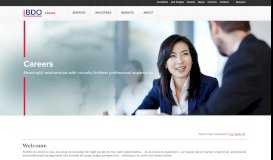 
							         Careers | Get to Know BDO Open House - Vancouver Region in ... - BDO								  
							    