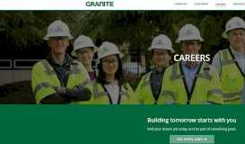 
							         Careers | Granite Construction								  
							    