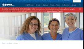 
							         Careers - Hamilton Health Care System								  
							    