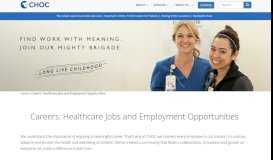 
							         Careers: Healthcare Jobs and Employment Opportunities at CHOC ...								  
							    