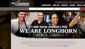 
							         Careers - Home | LongHorn Steakhouse								  
							    