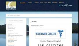 
							         Careers - Houlton Regional Hospital								  
							    