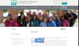 
							         Careers | Houston, TX - St. Dominic Village								  
							    